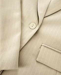 Blazer Straight Pinstripe