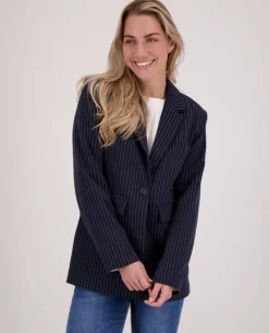 Blazer Straight Pinstripe