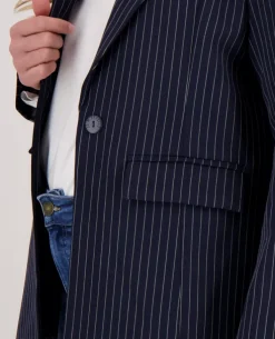 Blazer Straight Pinstripe