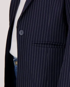 Blazer Straight Pinstripe