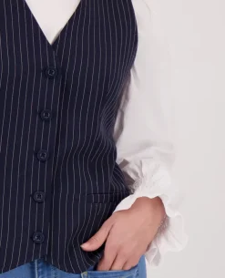 Gilet Pinstripe