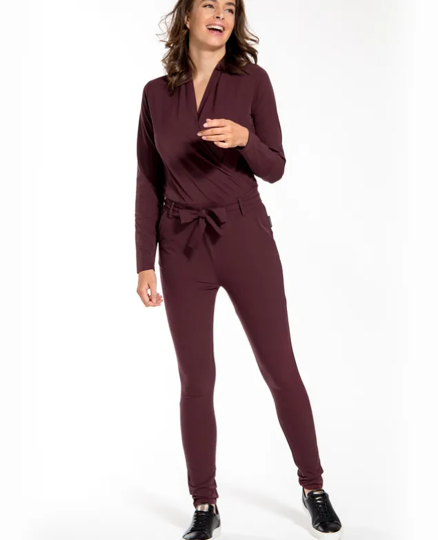 Jumpsuit Travel Merlot Rouge