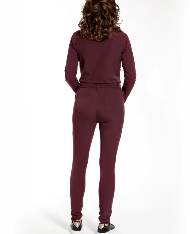 Jumpsuit Travel Merlot Rouge