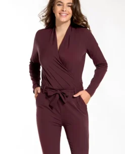 Jumpsuit Travel Merlot Rouge