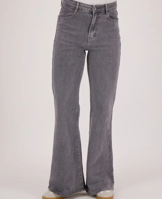 Pant Flare Stretch Denim