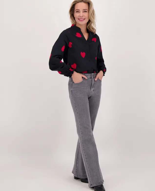 Pant Flare Stretch Denim