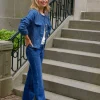 Pant Flare Superstretch Denim