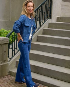 Pant Flare Superstretch Denim