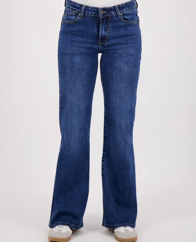Pant Flare Superstretch Denim
