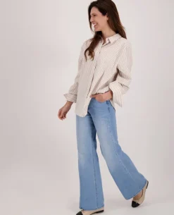 Pant Flare Superstretch Denim