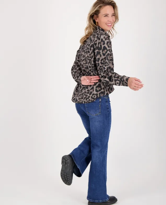 Pant Flare Superstretch Denim