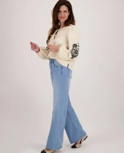 Pant Flare Superstretch Denim