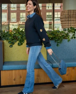 Pant Flare Superstretch Denim