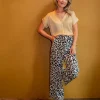 Pant Straight Panthère