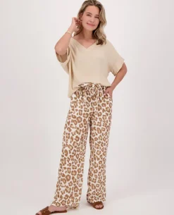 Pant Straight Panthère