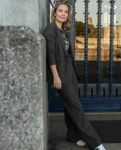 Pant Straight Pinstripe