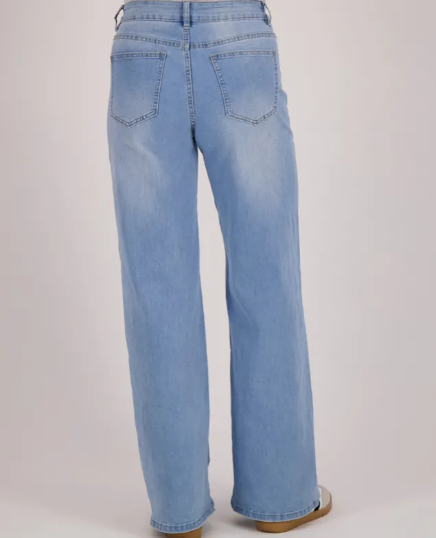Pant Straight Stretch Denim