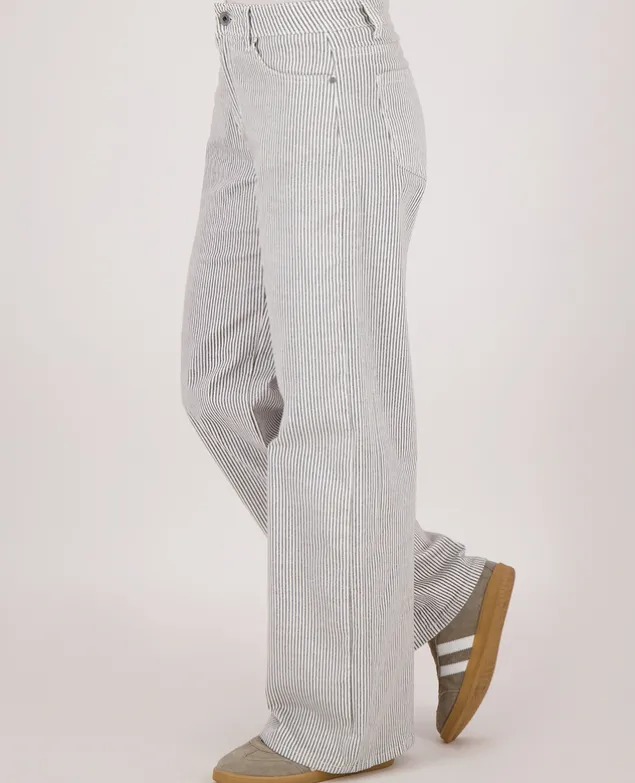 Pant Straight Superstretch Pinstripe