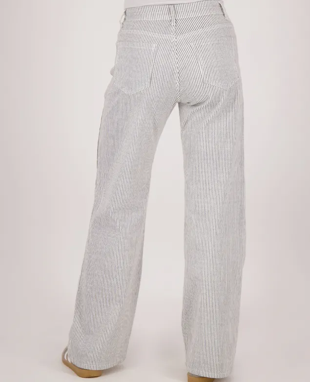 Pant Straight Superstretch Pinstripe