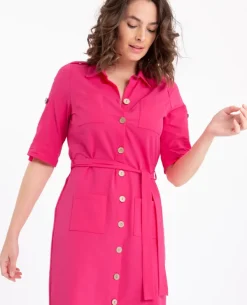 Shirt Dress Travel Pockets