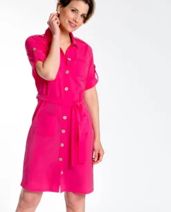 Shirt Dress Travel Pockets