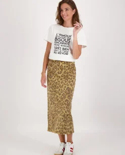 Skirt Panthère Stretch Denim