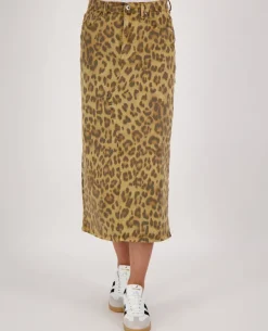 Skirt Panthère Stretch Denim