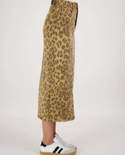 Skirt Panthère Stretch Denim