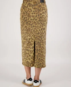 Skirt Panthère Stretch Denim