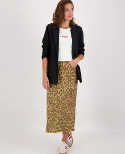 Skirt Panthère Stretch Denim